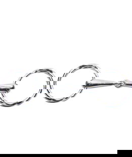 Filetto in acciaio inox vuoto elevatore con imboccatura spessore 21 mm