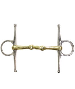Filetto ad aste in acciaio inox con oliva centrale in alpacca chiamata 150 mm 16 mm da 135,5 cm