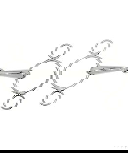 Filetto pessoa snodato in acciaio inox vuoto 20 mm