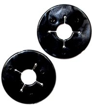 Rosette a coppia per morsi in gel nero diametro 90 mm