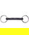 Morso ad anelli inox intero in gomma rigida 20 mm