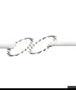 Filetto anelli snodato ferro cromato pieno