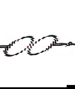 Filetto western ad anelli con inserti in rame 11 mm