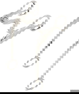 Morso western in acciaio inox pieno a collo d'oca 12 mm