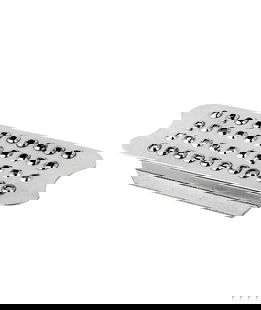 Pedane per staffe in acciaio inox da 120 mm