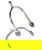 Speroni da donna in acciaio inox con gambo a goccia 20 mm