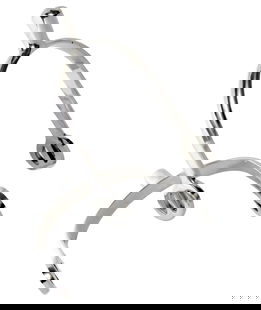 Speroni da donna in acciaio inox con gambo a goccia 20 mm