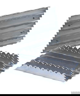 Striglia piatta alluminio tipo napoletano