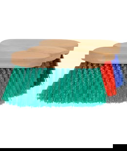 Lavazoccolo con dorso legno e setole alte
