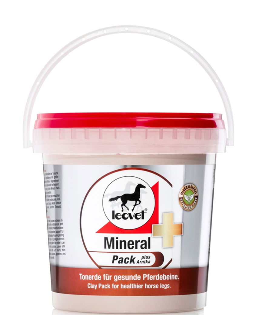 MINERAL PACK LEOVET impacco minerale di argilla naturale con Arnica rende sani e forti gli arti del cavallo 1,5 kg