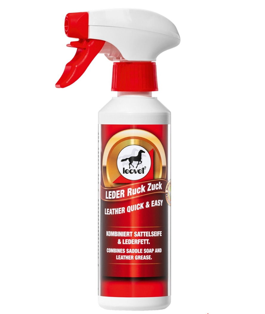 Leovet Leather Quick Easy trattamento rapido per il cuoio sapone e grasso in uno 250 ml