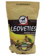 Biscotti Leovet per cavalli al gusto BANANA/CURCUMA/SEMI LINO da 1 kg