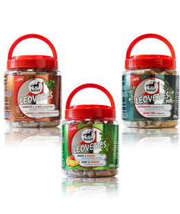Biscotti Leovet per cavalli ai gusti MELA,BANANA,CAROTA da 1 kg cad