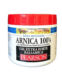 ARNICA 100'S Pearson gel extra forte balsamico con artiglio del diavolo e canfora 500 ml