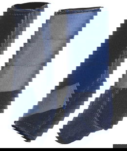 Stinchiere in neoprene con chiusura a strappo BLU COB/M