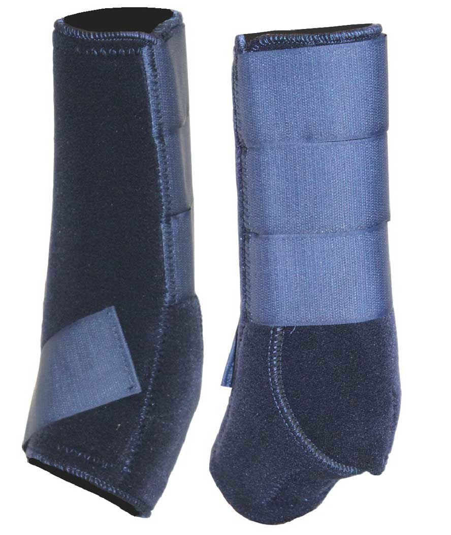 Stinchiere in neoprene con chiusura a strappo BLU COB/M