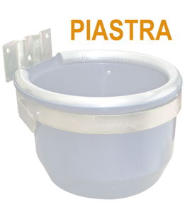 Piastra per mangiatoia tonda in plastica ERO25442