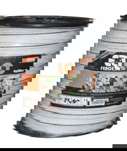 Banda premium di alta qualità per recinti di grandi dimensioni da 4 cm rotolo 300 m BIANCO