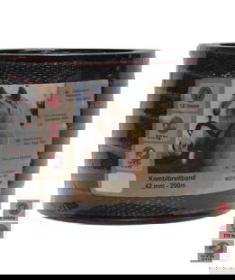 Banda di qualità extra 42 mm e 15 fili acciaio inox rotolo 200 m marrone arancio