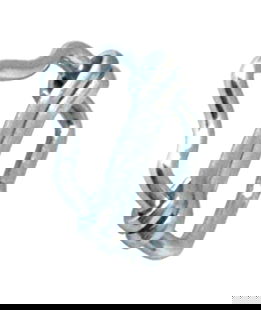 Fibbia di connessione in metallo cromato per fettuccia set 10 pz