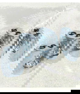 Connettore per giunzione corda da 6 cm set da 5 pezzi