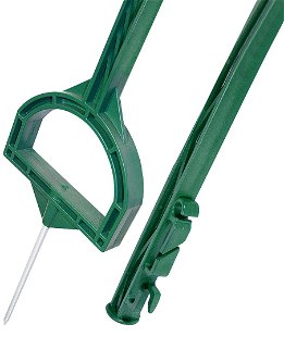 Picchetti da 155 cm in plastica verde per recinzioni CONFEZIONE DA 20 PEZZI