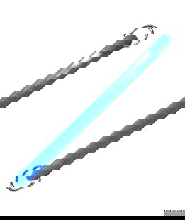Tirante in gomma elastica con due anelli all'estremità in acciaio inox 62 cm
