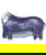 Coperta in rete antimosche con cinturino frontale
