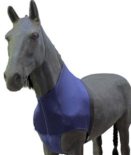 Coprispalle per cavalli in lycra e nylon con elastico e fibbia