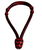 Bosal in cuoio intrecciato con finiture rosse