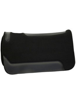 Sottosella western con riporti in feltro e neoprene nero full