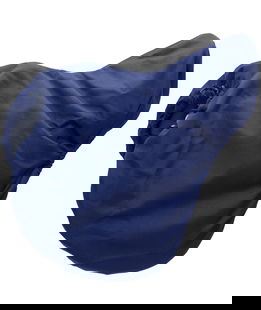 Coprisella in nylon foderato in  pile con elastico per selle inglesi