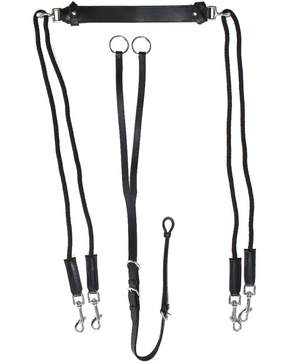Abbassatesta in cuoio e nylon
