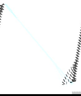Frustino Fleck con passamano e finale in cuoio rivestito in nylon da 61 cm