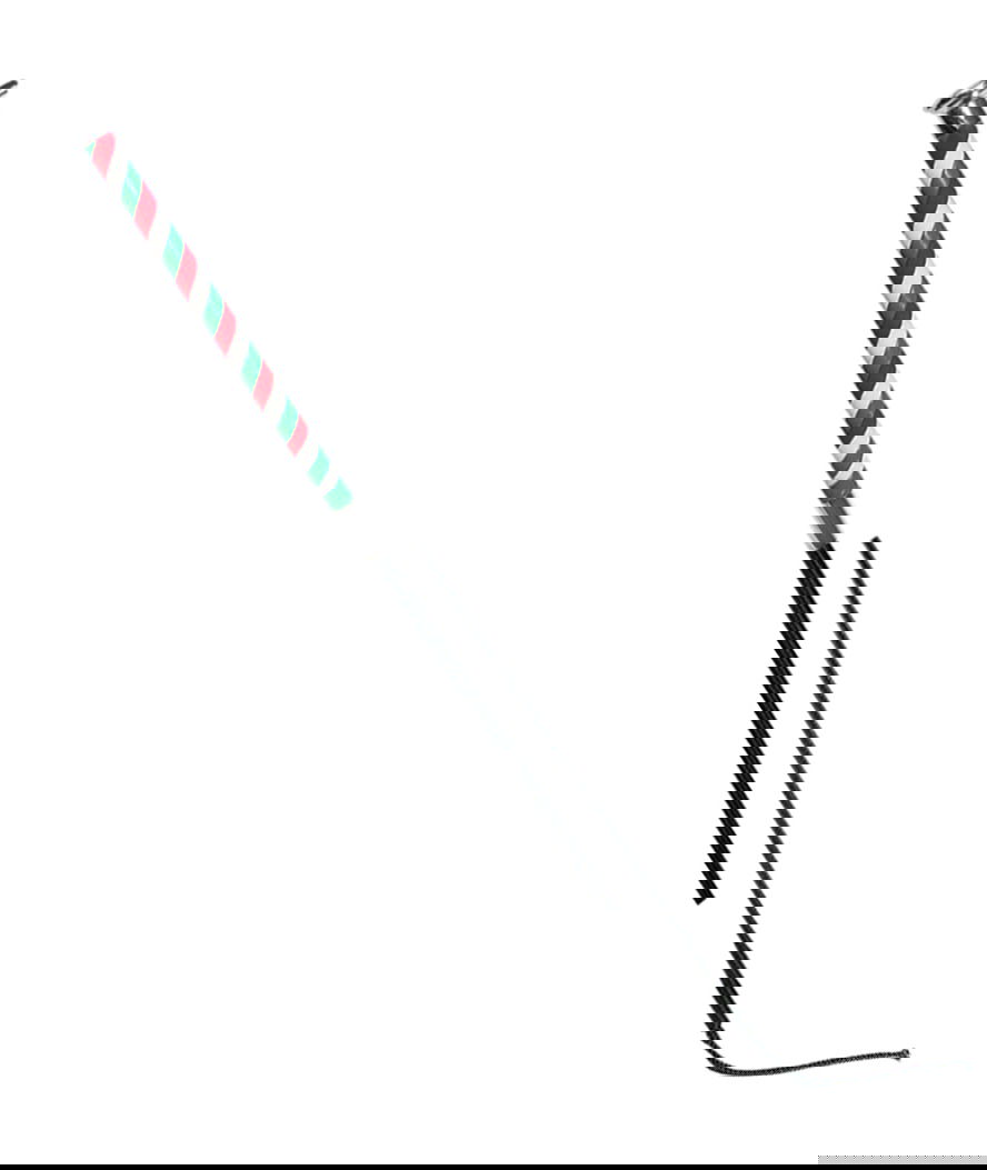 Frustino Fleck da dressage con manico italia e bottone in metallo da 120 cm