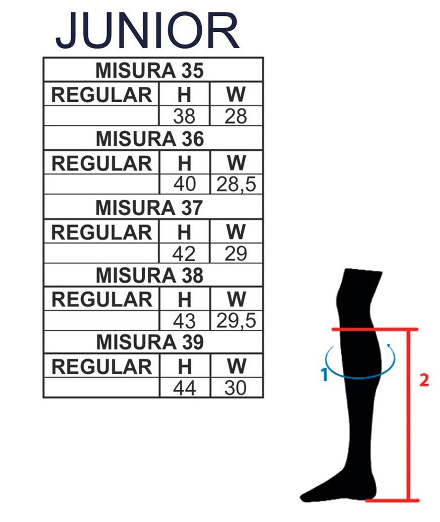 PROMOZIONE Stivali Junior in pelle con gambale in cuoio sintetico elasticizzato NERO 37 - foto 1