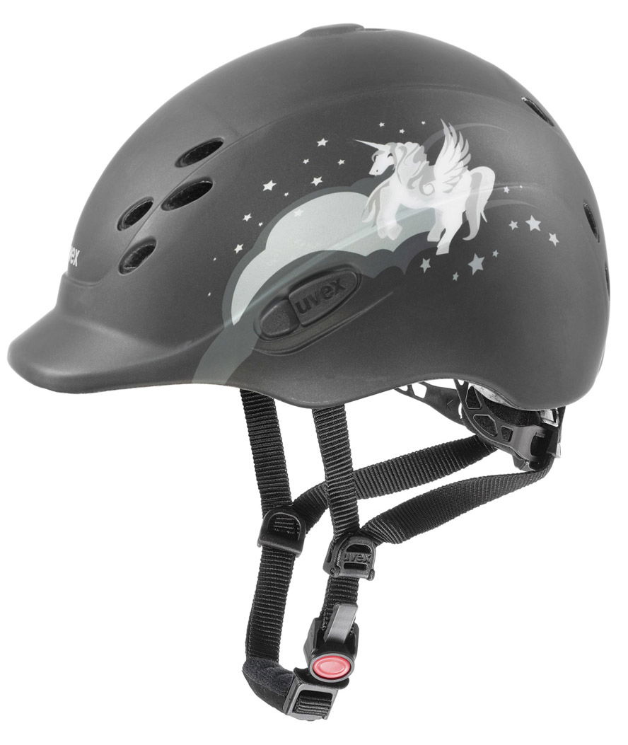 Casco da equitazione uvex Onyxx DEKOR UNICORN con sistema 3D IAS per bambini opaco 49/54 cm - foto 1