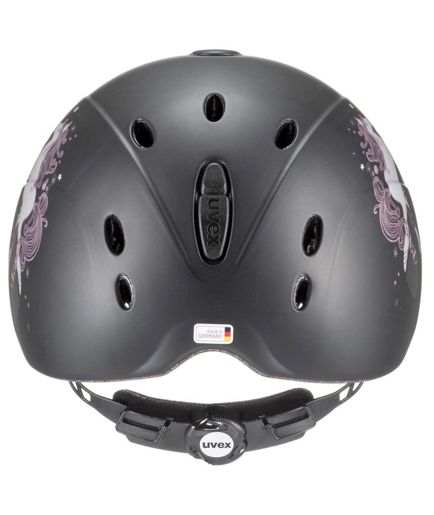 Casco da equitazione uvex Onyxx DEKOR PONY con sistema 3D IAS per bambini opaco 49/54 cm - foto 3