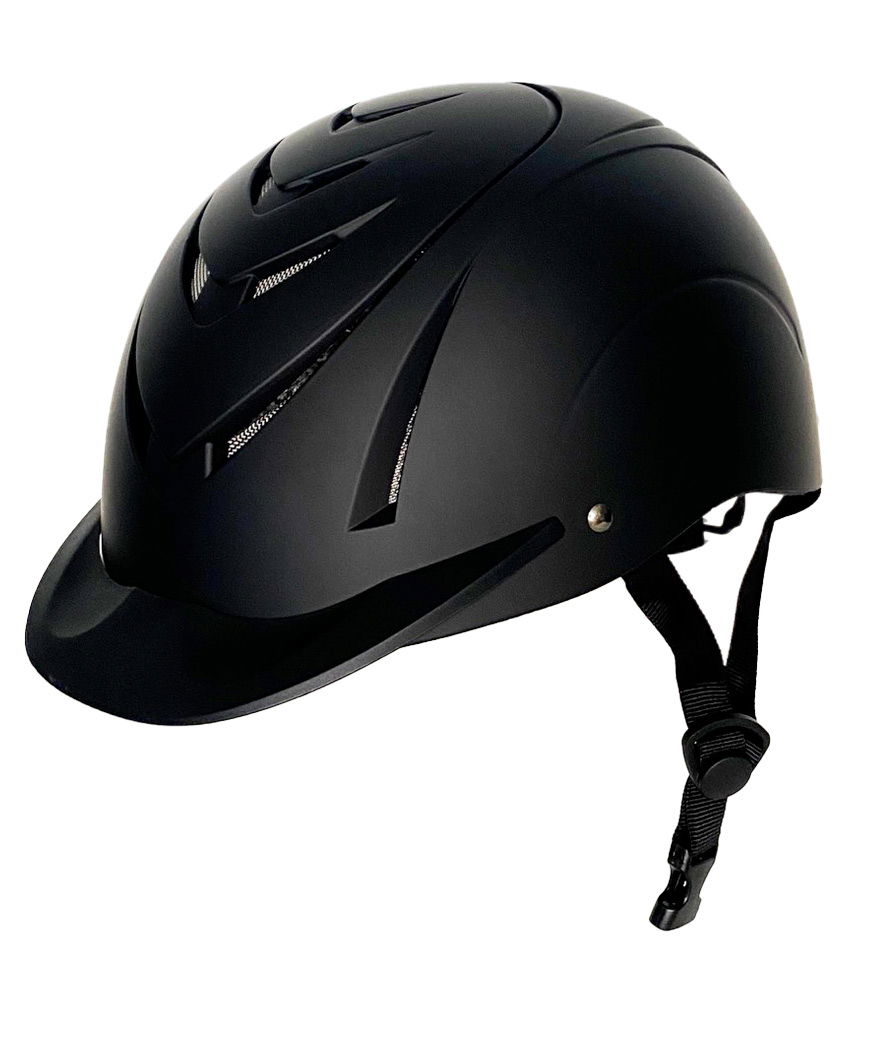 Casco da equitazione ventilato forato con rotella regolabile