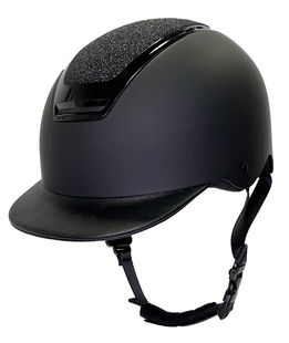 Casco da equitazione opaco con decorazione glitter per bambini e adulti