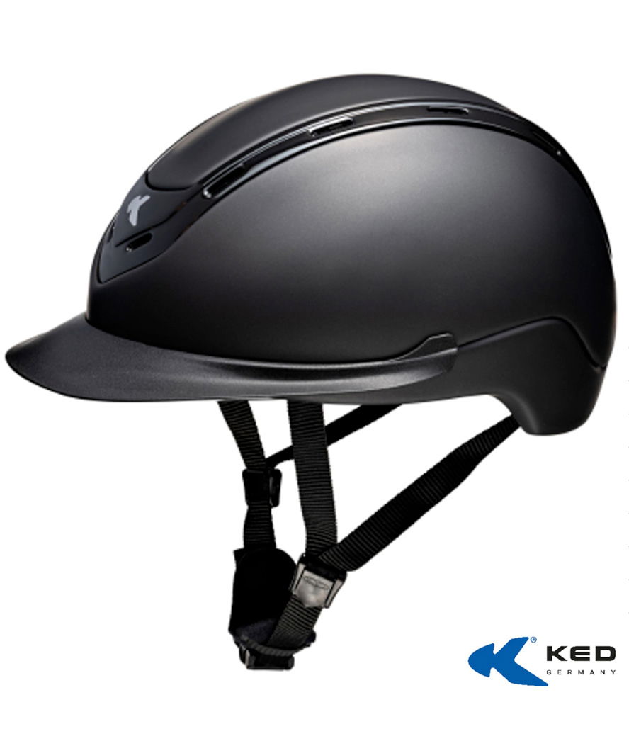 Casco da equitazione KED NOMIC regolabile omologato VG1 OPACO