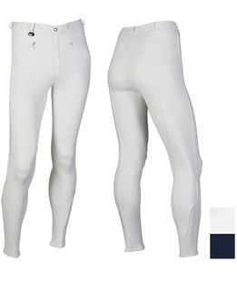 Pantaloni equitazione Winner da uomo in cotone con grip in silicone