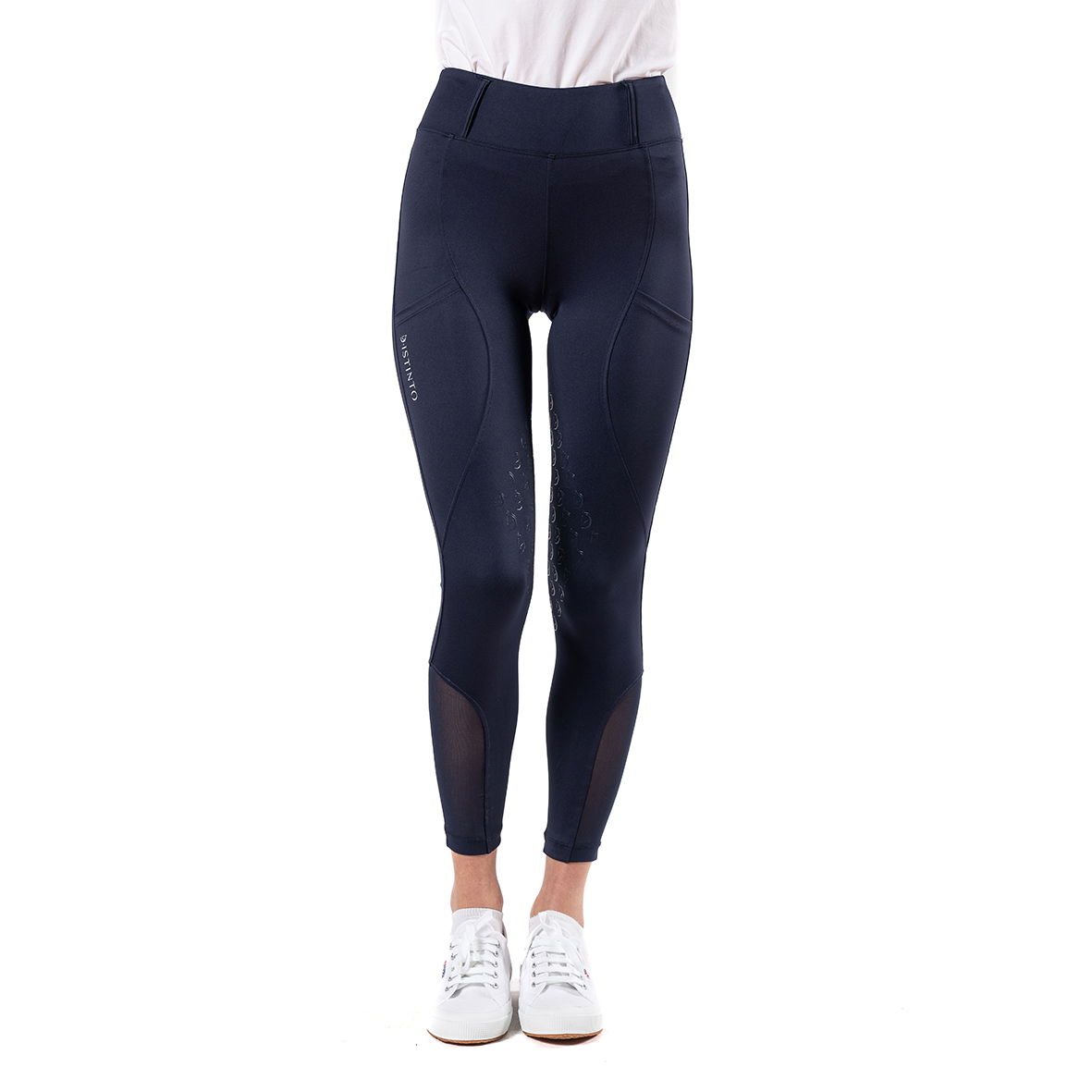 Leggings equitazione Distinto da donna modello Orchidea a vita alta + cappellino omaggio - foto 13