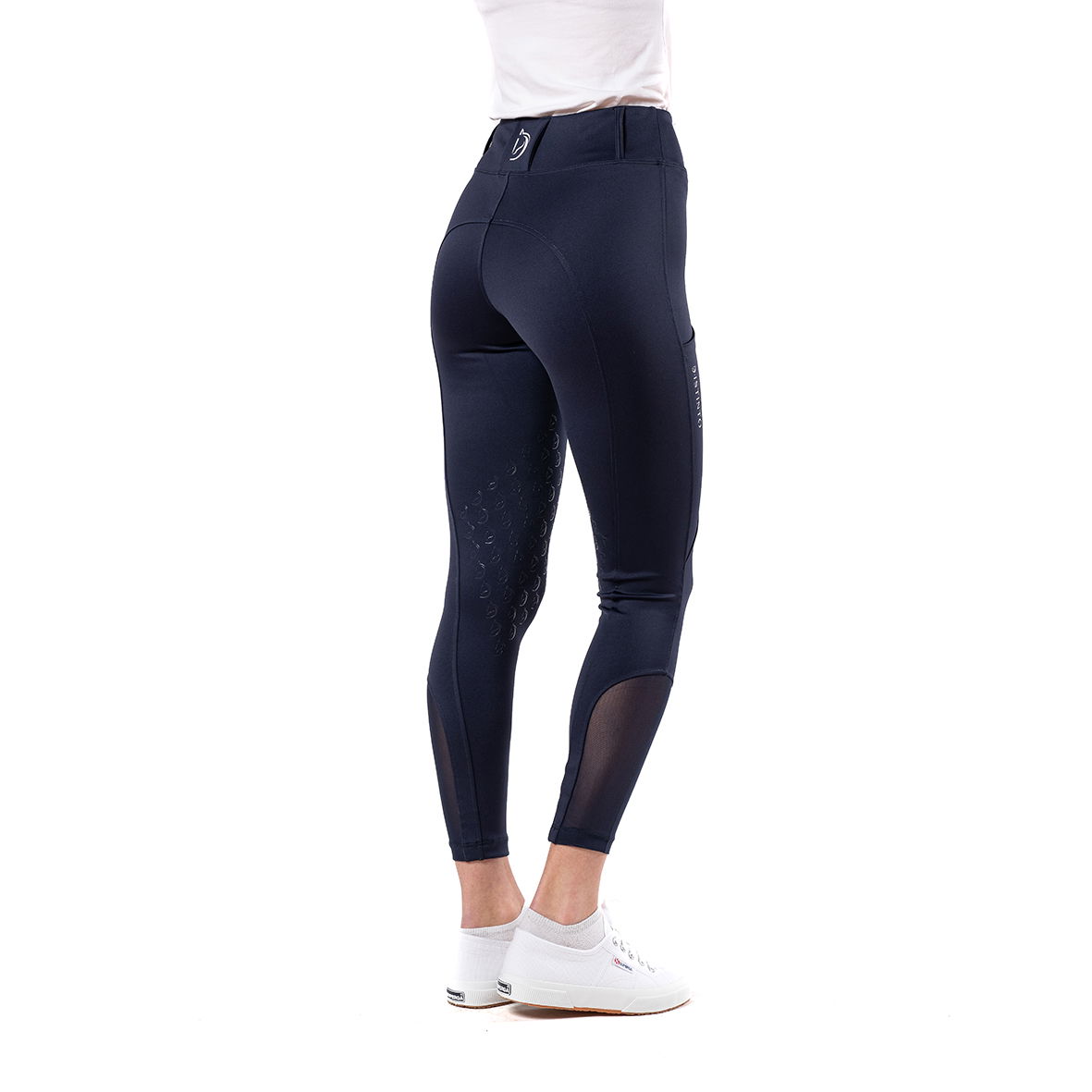 Leggings equitazione Distinto da donna modello Orchidea a vita alta + cappellino omaggio - foto 14