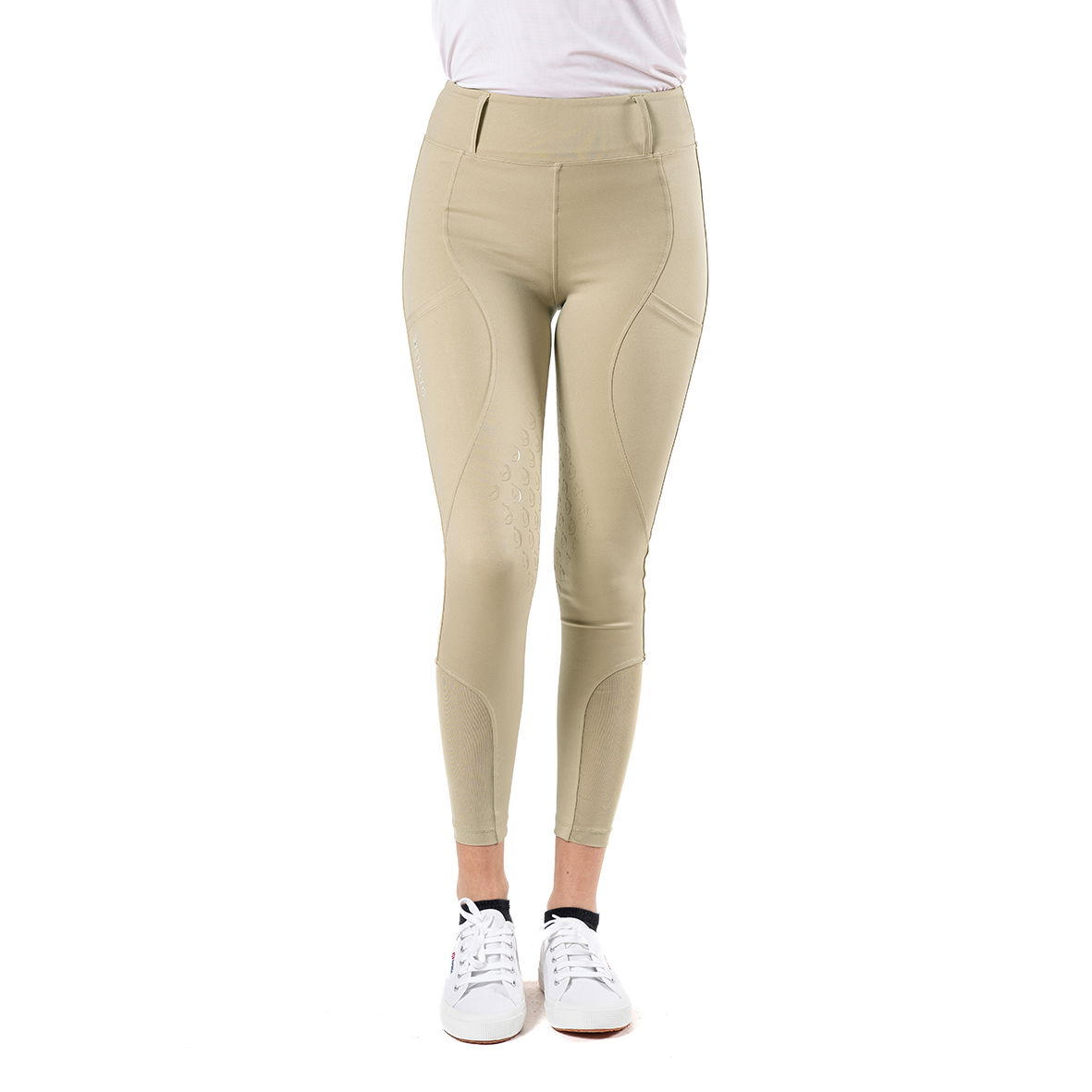 Leggings equitazione Distinto da donna modello Orchidea a vita alta + cappellino omaggio - foto 9