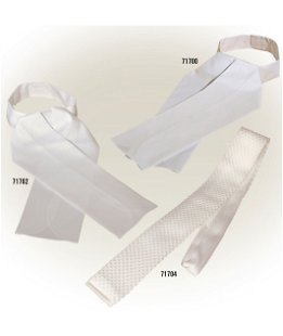 Cravatta da concorso bianca