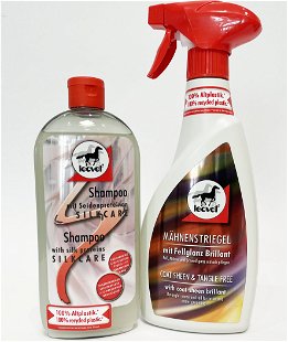 SHAMPOO E DISTRICANTE QUOTIDIANO: 1 Silkare Shampoo nutriente 500ml + 1 Districante Coat Sheen 550ml protegge da polvere e sporco 