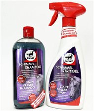 SET CAVALLI BIANCHI E GRIGI: 1 Shampoo antigiallo 500ml + 1 Shampoo secco rimuovono le macchie 550ml 