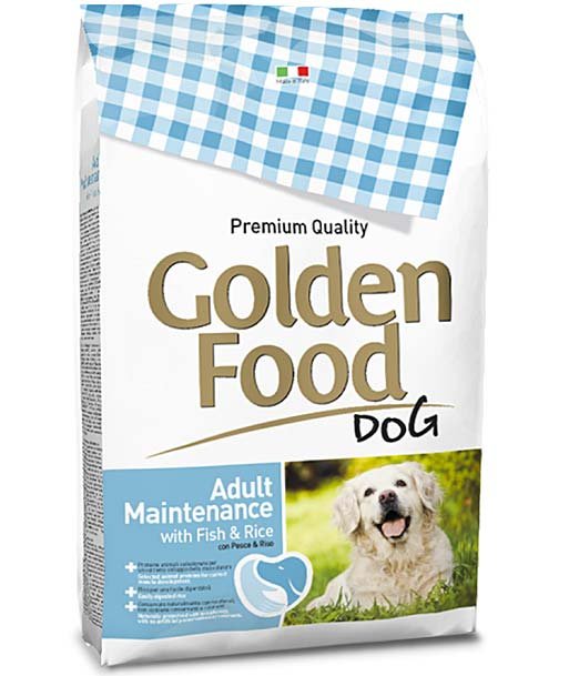 Golden Food Adult Maintenance pesce e riso 12,5 kg per cani