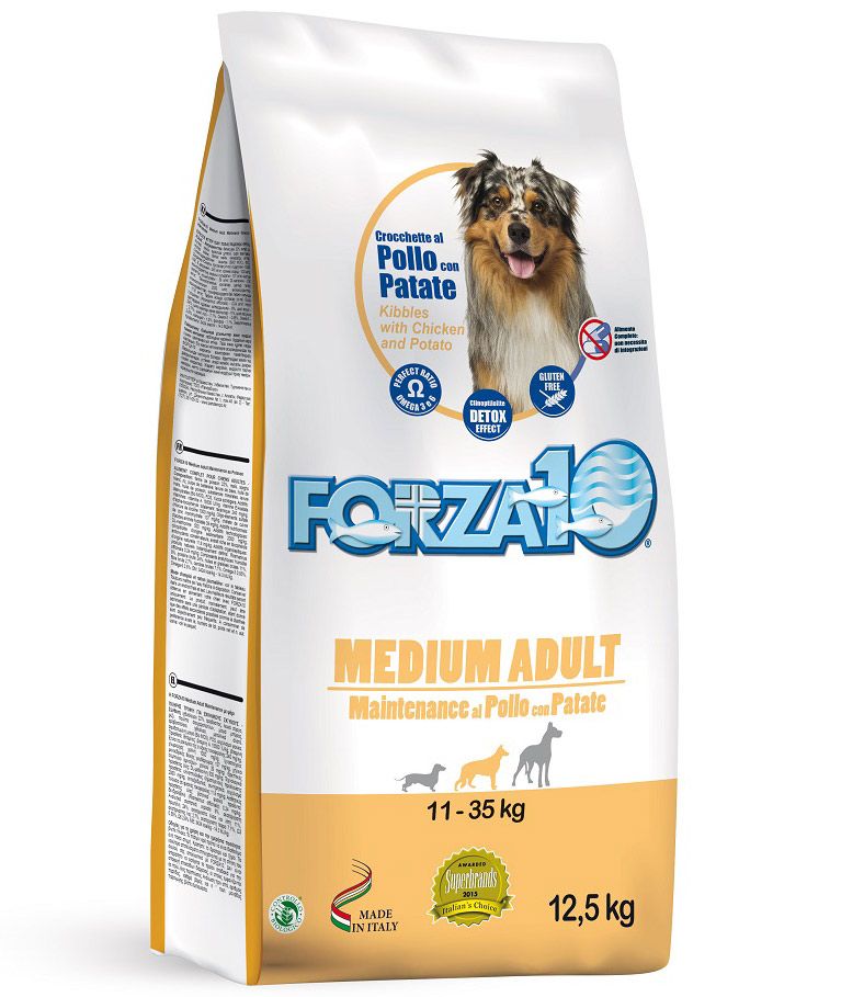 Forza10 medium adult maintenance al pollo con patate per cani
